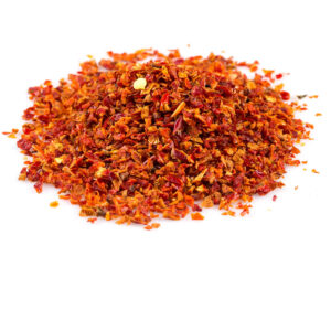 Peperoncino essiccato frantumato